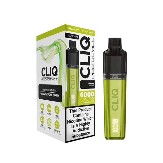 Avomi CLIQ Prefilled Pod Vape Kit - PJW Vapes | UK Leading Vape Wholesaler