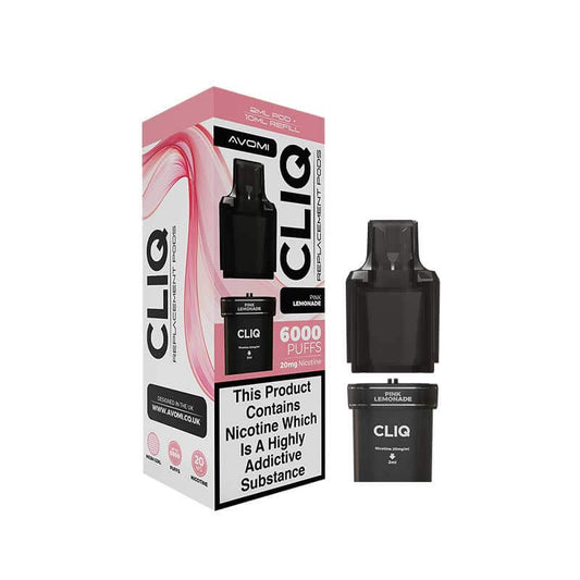 Avomi CLIQ Prefilled Vape Pod + Refiil - PJW Vapes | UK Leading Vape Wholesaler