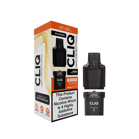 Avomi CLIQ Prefilled Vape Pod + Refill - PJW Vapes | UK Leading Vape Wholesaler