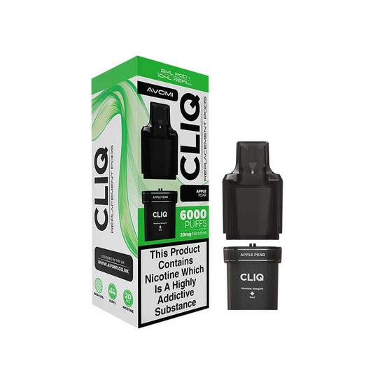 Avomi CLIQ Prefilled Vape Pod + Refill - PJW Vapes | UK Leading Vape Wholesaler