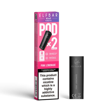 ELFBAR 4in1 Prefilled Pods - Pink Lemonade - PJW Vapes | UK Leading Vape Wholesaler