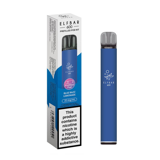 Elfbar 600 - 2025 - Kit - Blue Razz Lemonade - PJW Vapes | UK Leading Vape Wholesaler