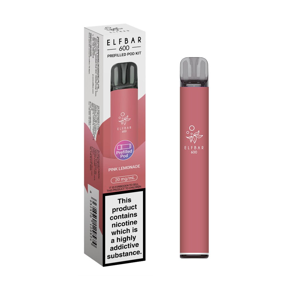 Elfbar 600 - 2025 - Kit - Pink Lemonade - PJW Vapes | UK Leading Vape Wholesaler