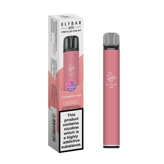 Elfbar 600 - 2025 - Kit - Strawberry Kiwi - PJW Vapes | UK Leading Vape Wholesaler