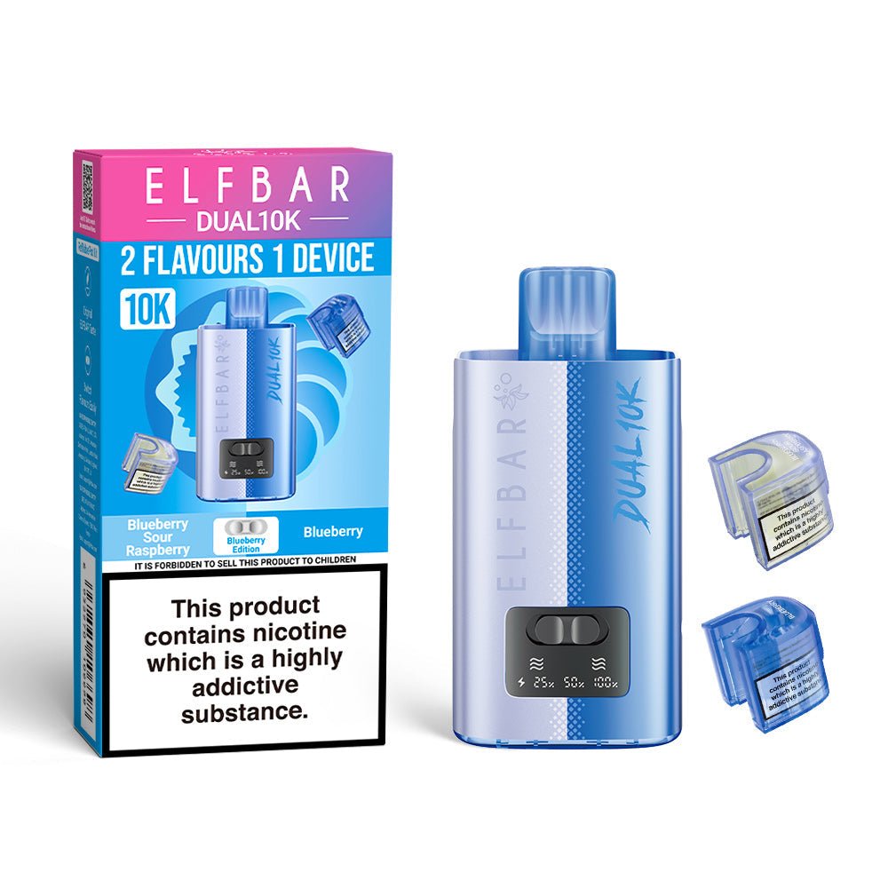 Elfbar Dual 10K - Blueberry Edition - PJW Vapes | UK Leading Vape Wholesaler