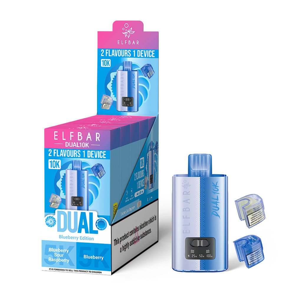 Elfbar Dual 10K - Blueberry Edition - PJW Vapes | UK Leading Vape Wholesaler