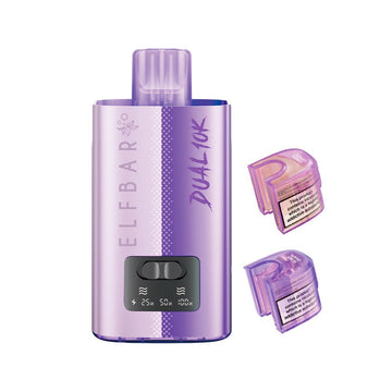 Elfbar Dual 10K - Grape Edition - PJW Vapes | UK Leading Vape Wholesaler