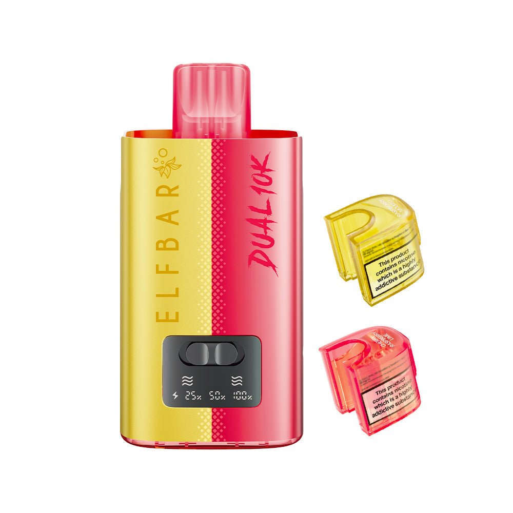 Elfbar Dual 10K - Raspberry Edition - PJW Vapes | UK Leading Vape Wholesaler