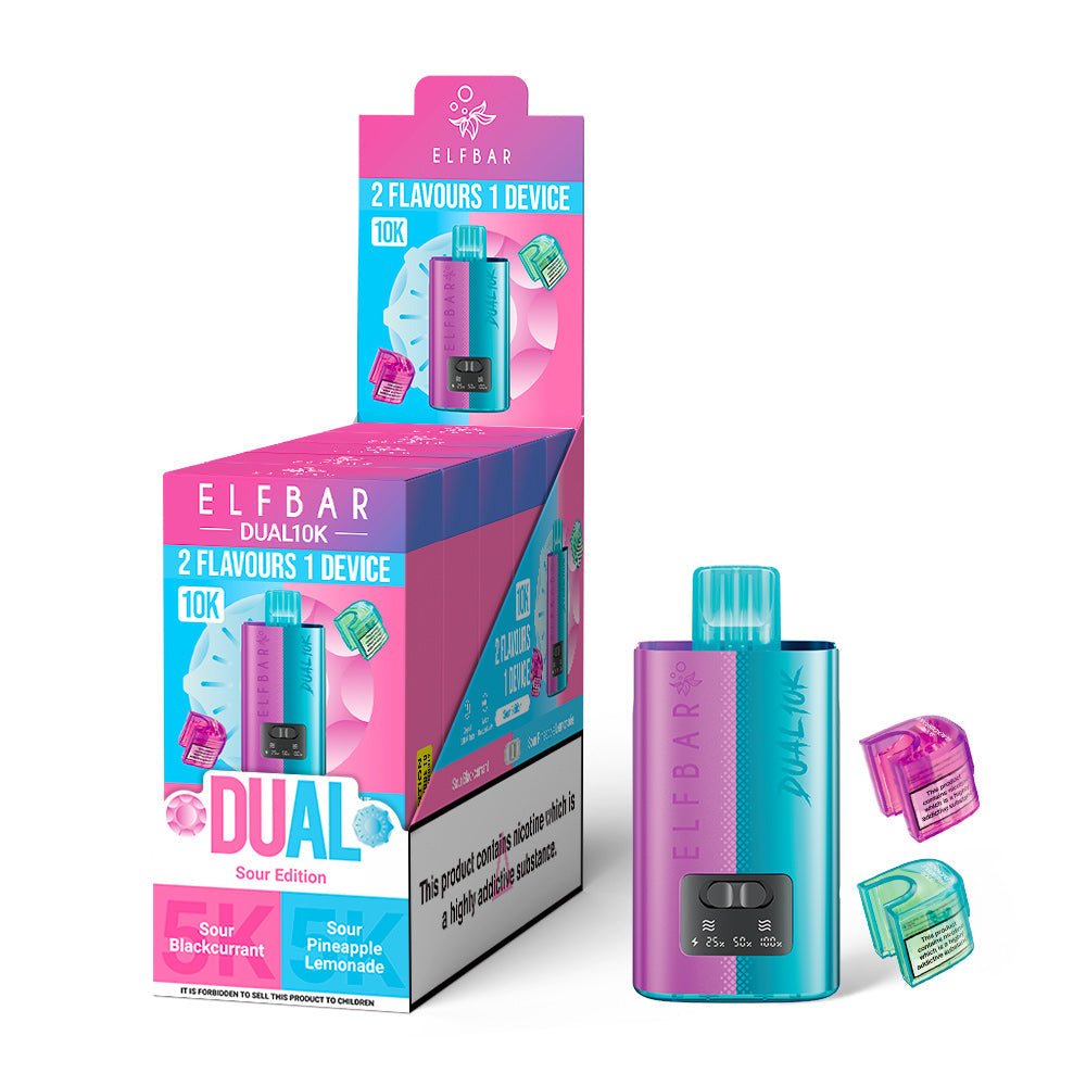 Elfbar Dual 10K - Sour Edition - PJW Vapes | UK Leading Vape Wholesaler