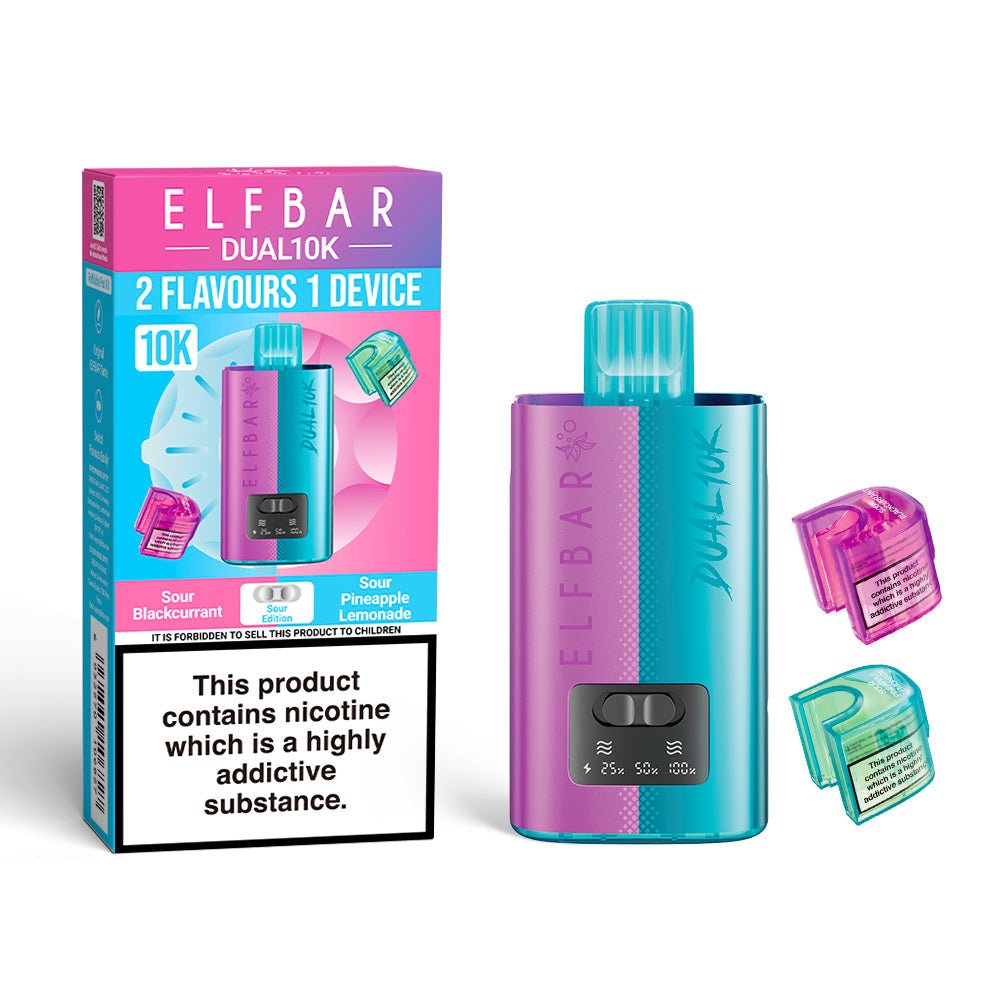 Elfbar Dual 10K - Sour Edition - PJW Vapes | UK Leading Vape Wholesaler