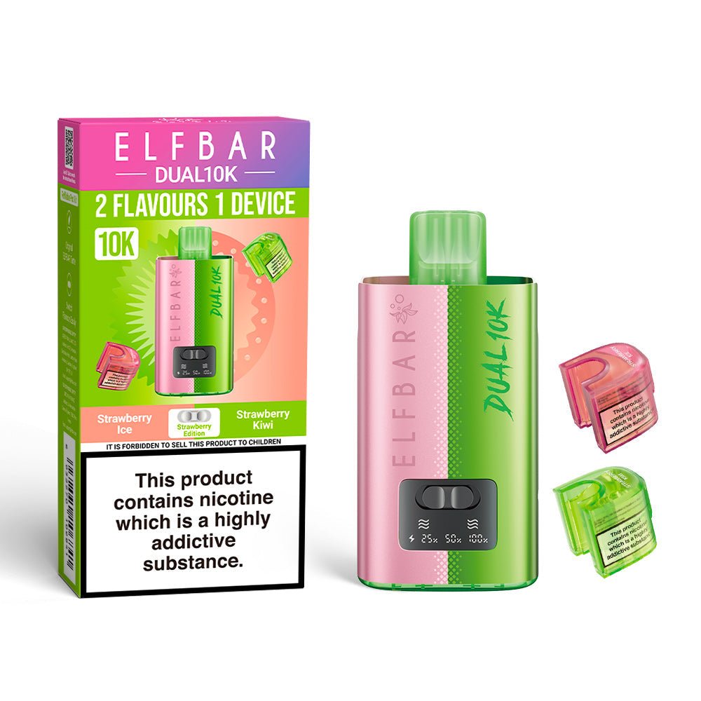 Elfbar Dual 10K - Strawberry Edition - PJW Vapes | UK Leading Vape Wholesaler