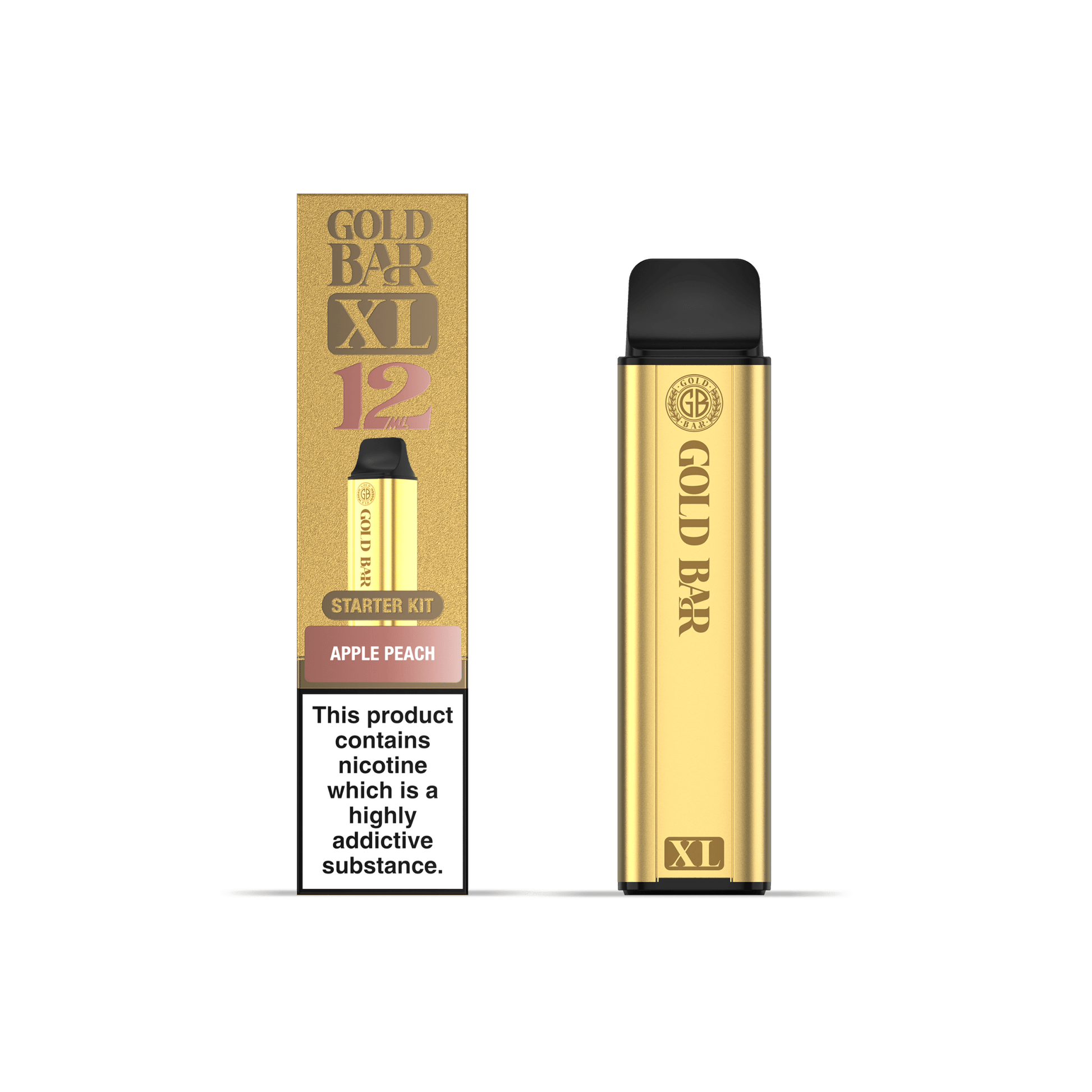 Gold Bar XL Kit - Apple Peach - PJW Vapes | UK Leading Vape Wholesaler