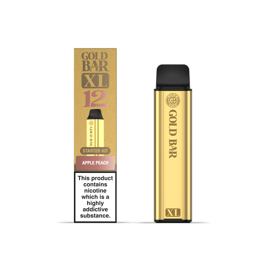 Gold Bar XL Kit - Apple Peach - PJW Vapes | UK Leading Vape Wholesaler