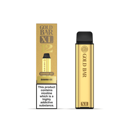Gold Bar XL Kit - Banana Ice - PJW Vapes | UK Leading Vape Wholesaler