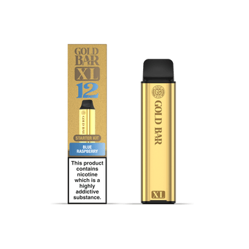 Gold Bar XL Kit - Blue Raspberry - PJW Vapes | UK Leading Vape Wholesaler