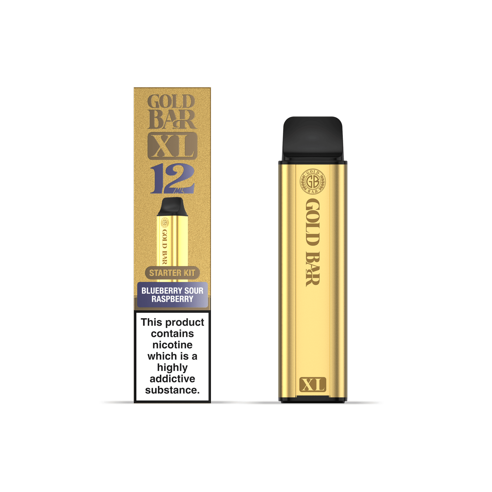 Gold Bar XL Kit - Blueberry Sour Raspberry - PJW Vapes | UK Leading Vape Wholesaler