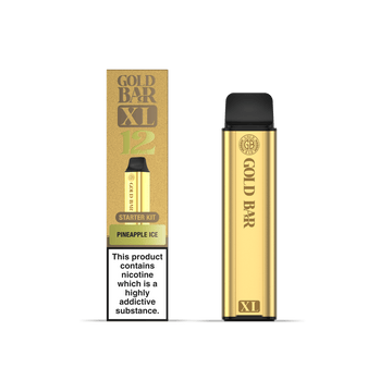 Gold Bar XL Kit - Pineapple Ice - PJW Vapes | UK Leading Vape Wholesaler