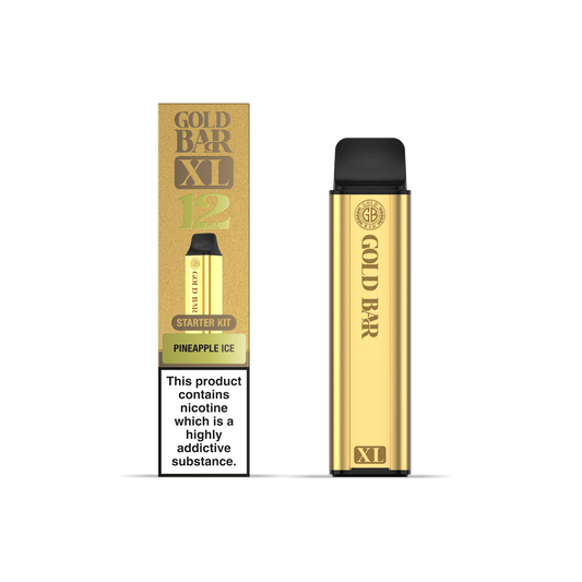 Gold Bar XL Kit - Pineapple Ice - PJW Vapes | UK Leading Vape Wholesaler
