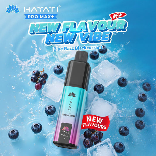 Hayati Pro Max+ Kit - Blue Razz Blackcurrant - PJW Vapes | UK Leading Vape Wholesaler