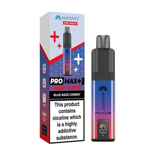Hayati Pro Max+ Kit - Blue Razz Cherry - PJW Vapes | UK Leading Vape Wholesaler