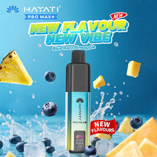 Hayati Pro Max+ Kit - Blue Razz Pineapple - PJW Vapes | UK Leading Vape Wholesaler