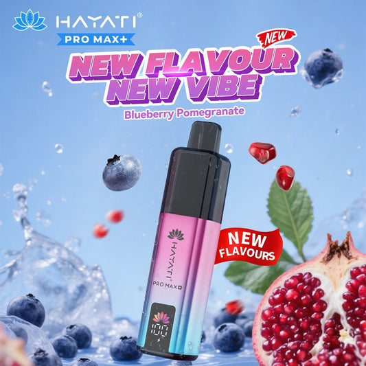 Hayati Pro Max+ Kit - Blueberry Pomegranate - PJW Vapes | UK Leading Vape Wholesaler