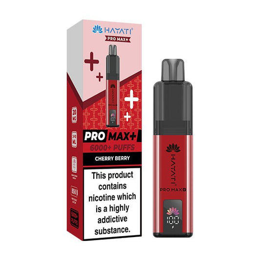 Hayati Pro Max+ Kit - Cherry Berry - PJW Vapes | UK Leading Vape Wholesaler