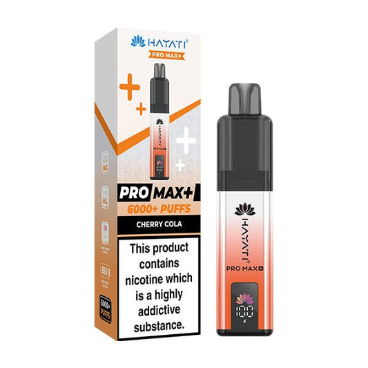 Hayati Pro Max+ Kit - Cherry Cola - PJW Vapes | UK Leading Vape Wholesaler