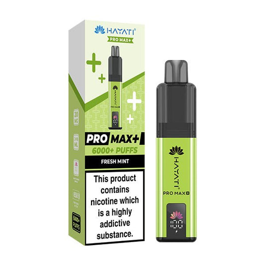 Hayati Pro Max+ Kit - Fresh Mint - PJW Vapes | UK Leading Vape Wholesaler