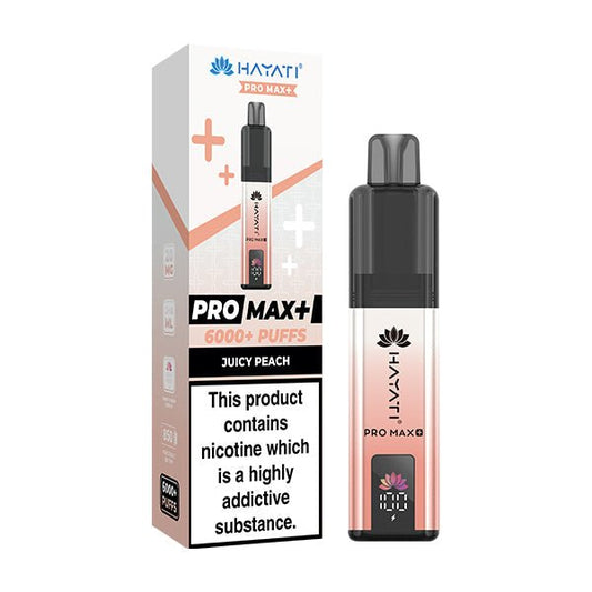 Hayati Pro Max+ Kit - Juicy Peach - PJW Vapes | UK Leading Vape Wholesaler