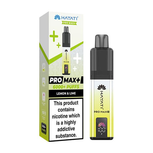 Hayati Pro Max+ Kit - Lemon & Lime - PJW Vapes | UK Leading Vape Wholesaler