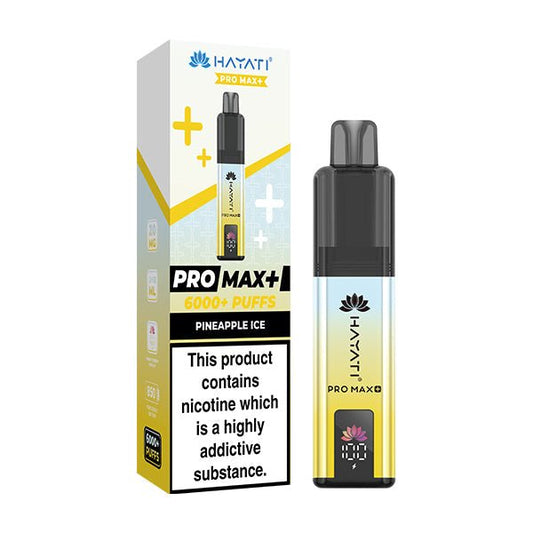 Hayati Pro Max+ Kit - Pineapple Ice - PJW Vapes | UK Leading Vape Wholesaler