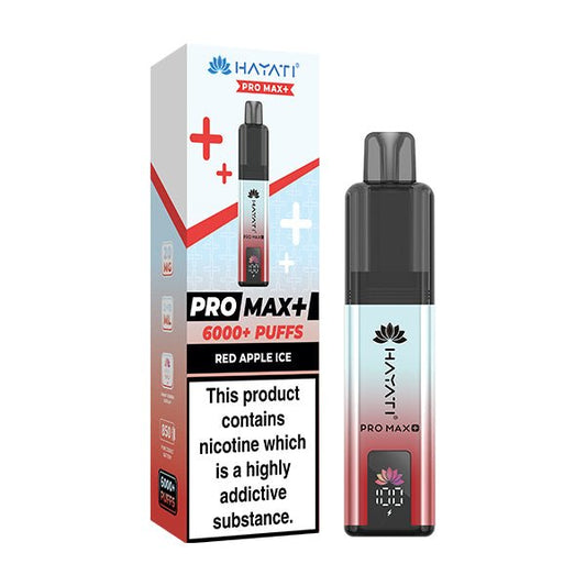 Hayati Pro Max+ Kit - Red Apple Ice - PJW Vapes | UK Leading Vape Wholesaler