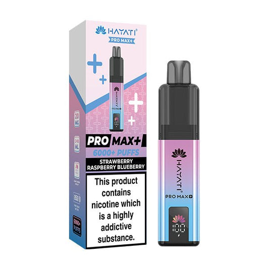 Hayati Pro Max+ Kit - Strawberry Raspberry Blueberry - PJW Vapes | UK Leading Vape Wholesaler