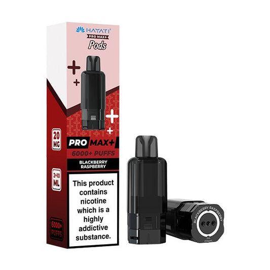Hayati Pro Max+ Pods - Blackberry Raspberry - PJW Vapes | UK Leading Vape Wholesaler