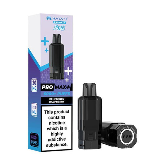 Hayati Pro Max+ Pods - Blueberry Raspberry - PJW Vapes | UK Leading Vape Wholesaler