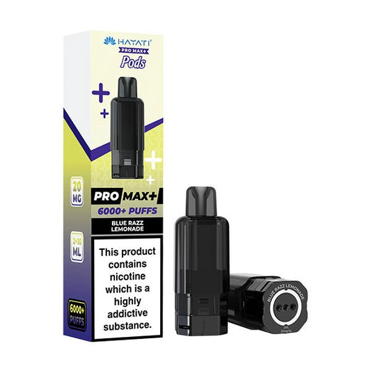 Hayati Pro Max+ Pods - Blueberry Razz Lemonade - PJW Vapes | UK Leading Vape Wholesaler