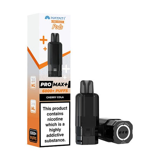Hayati Pro Max+ Pods - Cherry Cola - PJW Vapes | UK Leading Vape Wholesaler
