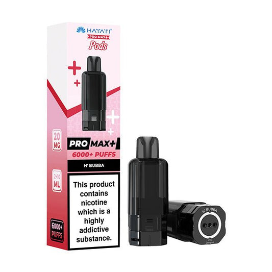 Hayati Pro Max+ Pods - H'Bubba - PJW Vapes | UK Leading Vape Wholesaler