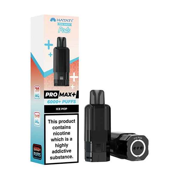 Hayati Pro Max+ Pods - Ice Pop - PJW Vapes | UK Leading Vape Wholesaler