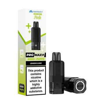 Hayati Pro Max+ Pods - Lemon & Lime - PJW Vapes | UK Leading Vape Wholesaler