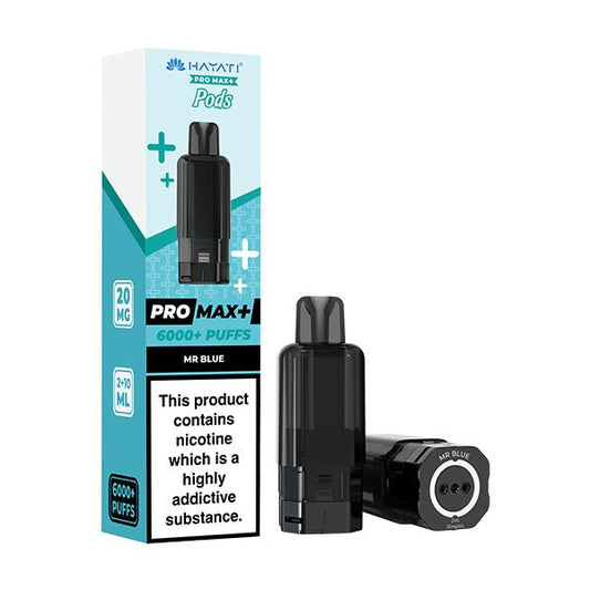 Hayati Pro Max+ Pods - Mr Blue - PJW Vapes | UK Leading Vape Wholesaler