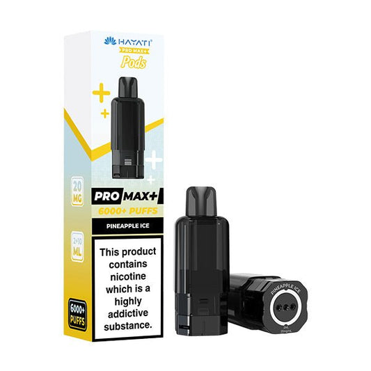 Hayati Pro Max+ Pods - Pineapple Ice - PJW Vapes | UK Leading Vape Wholesaler