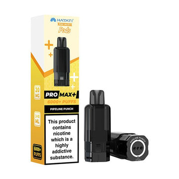 Hayati Pro Max+ Pods - Pipeline Punch - PJW Vapes | UK Leading Vape Wholesaler
