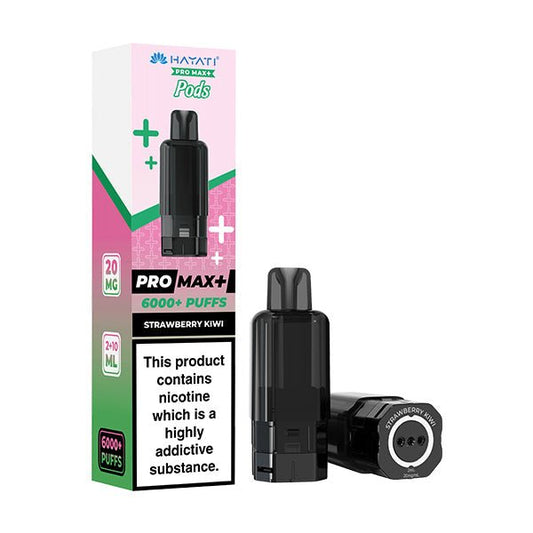 Hayati Pro Max+ Pods - Strawberry Kiwi - PJW Vapes | UK Leading Vape Wholesaler