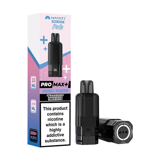 Hayati Pro Max+ Pods - Strawberry Raspberry Blueberry - PJW Vapes | UK Leading Vape Wholesaler