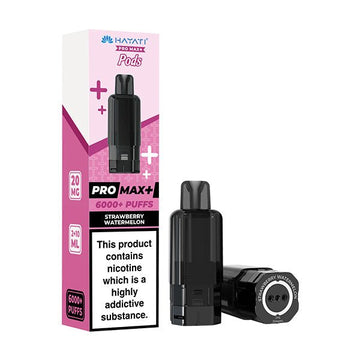 Hayati Pro Max+ Pods - Strawberry Watermelon - PJW Vapes | UK Leading Vape Wholesaler