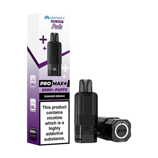 Hayati Pro Max+ Pods - Summer Dream - PJW Vapes | UK Leading Vape Wholesaler