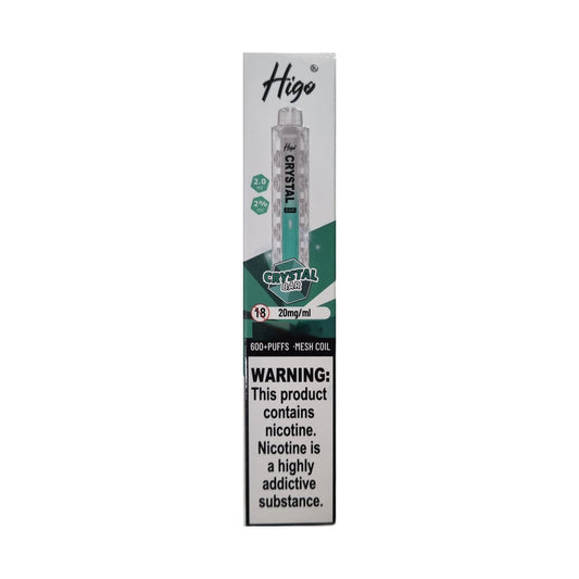 Higo Crystal Bar 600 - Cotton Candy Ice - PJW Vapes | UK Leading Vape Wholesaler