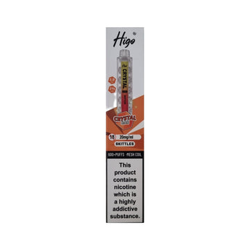 Higo Crystal Bar 600 - Skittles - PJW Vapes | UK Leading Vape Wholesaler